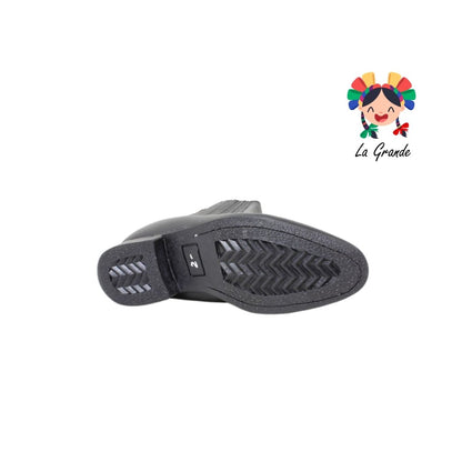 303 COCOYIN Negro Piel Bota Casual para Joven