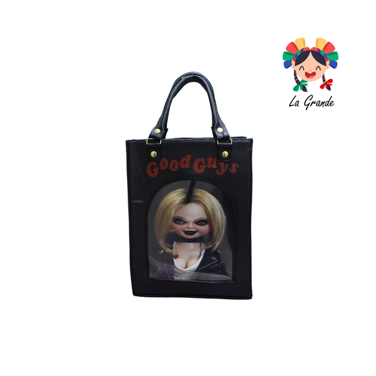 009 Muñeca Diabólica LUCCIANA Negro Bolsa Dulcero Casual para Niña y Dama