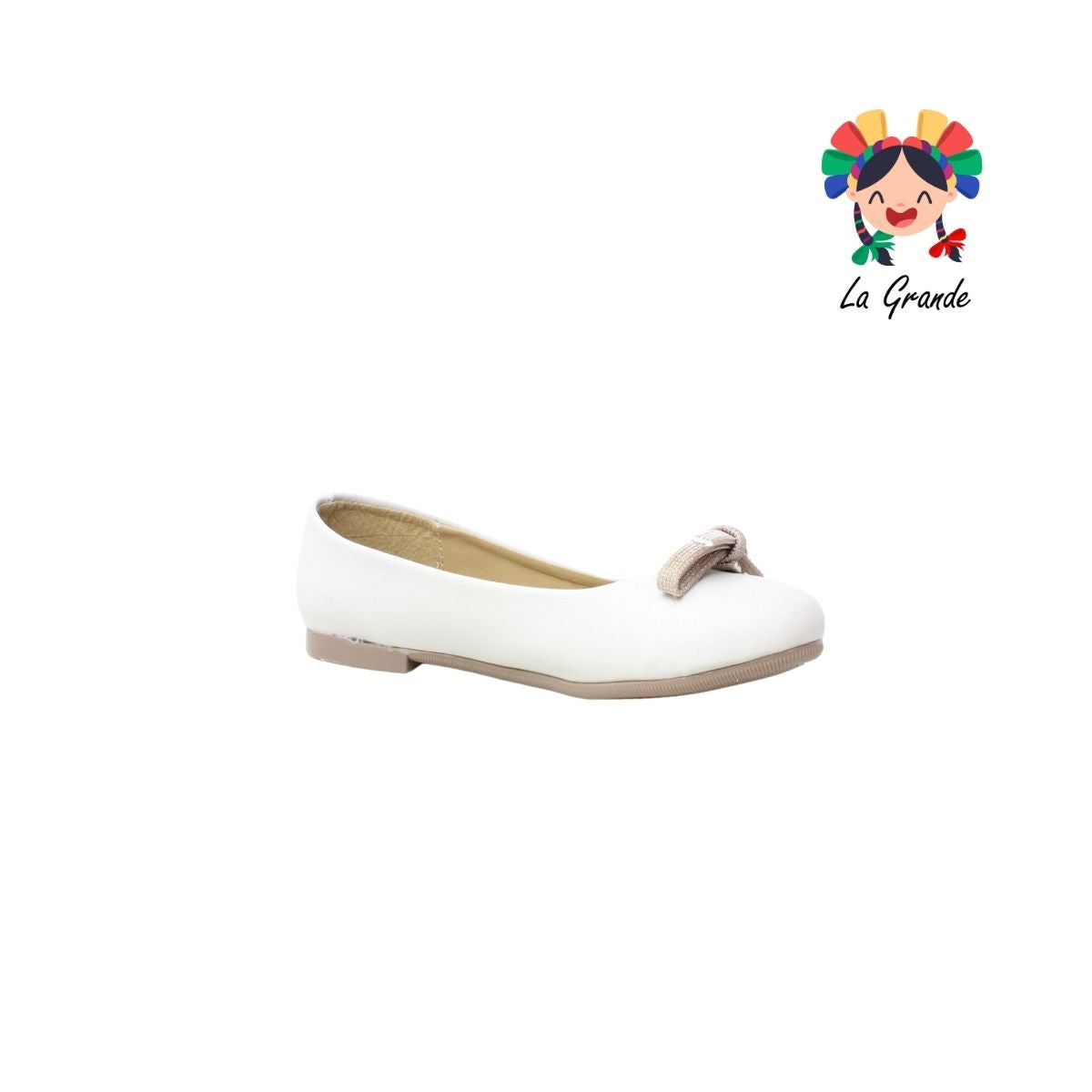 3053 YUL Late Cabra Balerina con pedrería Casual para Niña