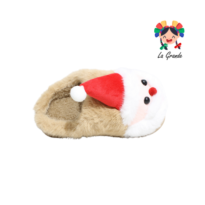 HH-00317 MT Multicolor Santa Pantufla Afelpada para Niña y Niño