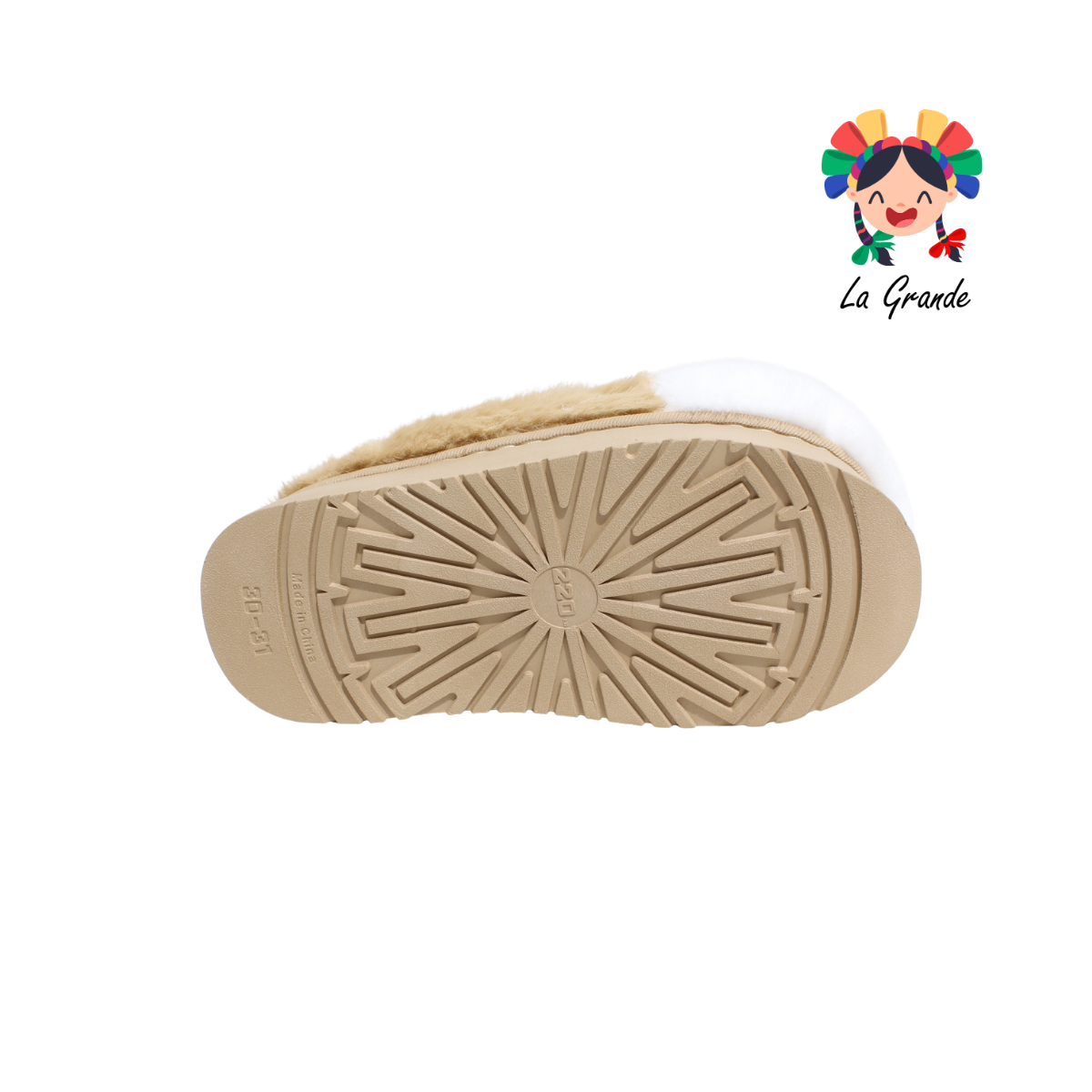 HH-00317 MT Multicolor Santa Pantufla Afelpada para Niña y Niño