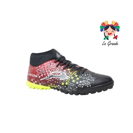 3070M UNION Ngo Rojo Neon Tenis de Fútbol Rápido para Caballero