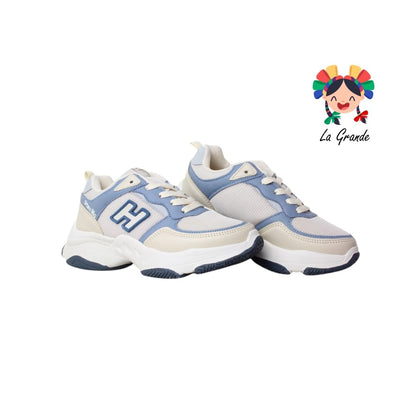 307 H-GROSS Beige Denim Tenis Deportivo para Dama