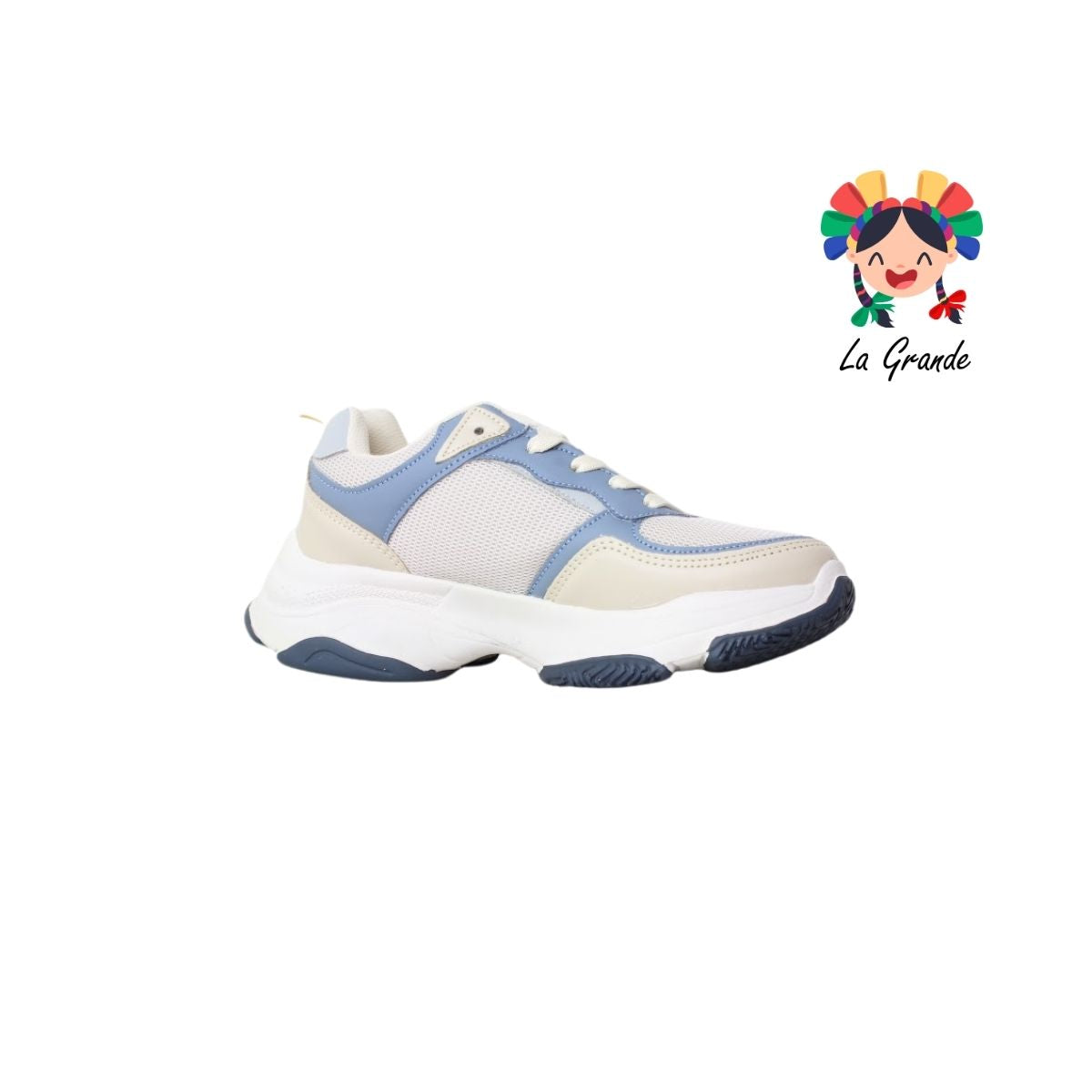 307 H-GROSS Beige Denim Tenis Deportivo para Dama