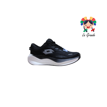 9H585002 LOTTO Negro Gris Tenis Deportivo para Caballero
