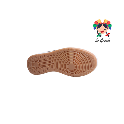 2034 WISDOM Blanco Marino Tenis Casual para Dama y Joven