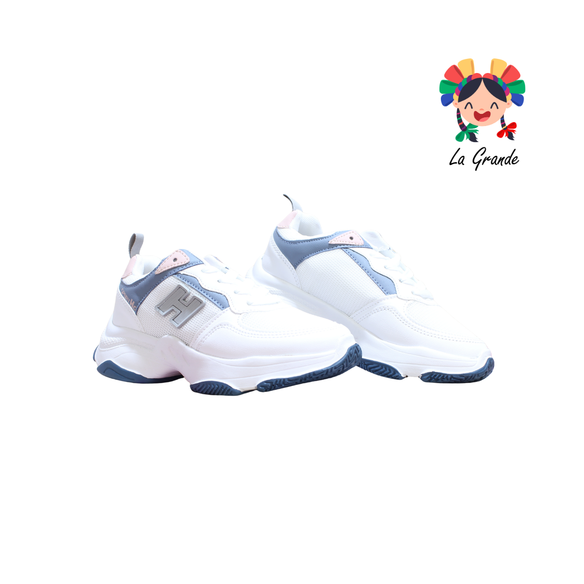 307 H-GROSS Bco Dem Café Tenis Casual para Dama