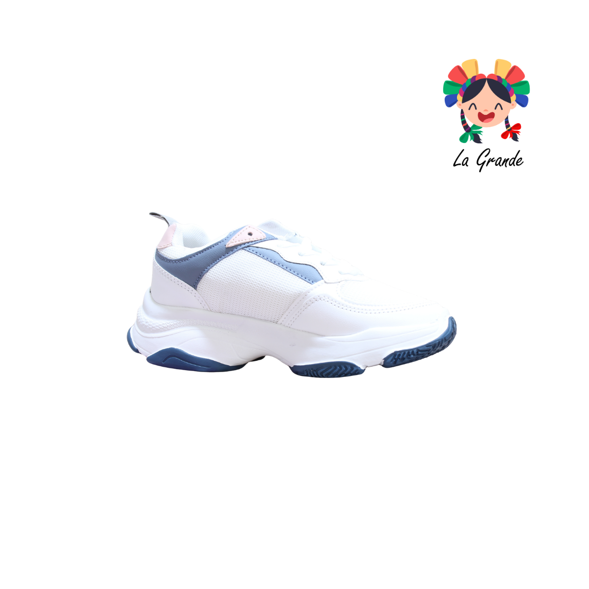 307 H-GROSS Bco Dem Café Tenis Casual para Dama