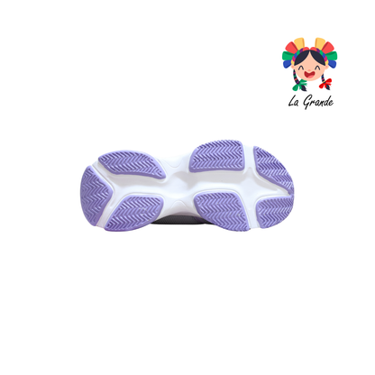 307 H-GROSS Gris Lila Tenis Casual para Dama