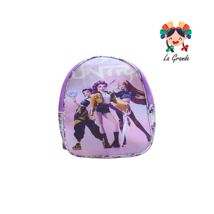 008 Guerreras LUCCIAN Morado Mochila Casual para Niña y Dama