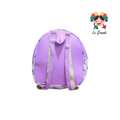 008 Guerreras LUCCIAN Morado Mochila Casual para Niña y Dama