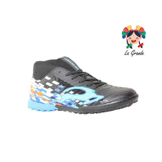 3099M UNION Negro Pastel Tenis Sint de Fútbol Rápido tipo Calcetín para Caballero