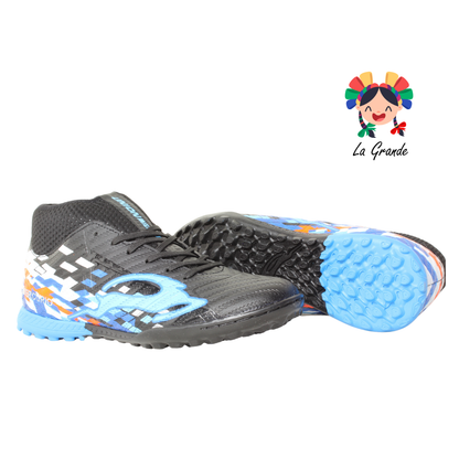 3099M UNION Negro Pastel Tenis Sint de Fútbol Rápido tipo Calcetín para Caballero