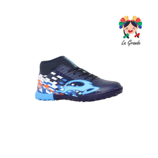 3099 UNION Marino Pastel Tenis Futbol Rápido con Calcetín para Joven