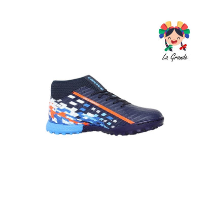 3099M UNION Marino Pastel Tenis Futbol Rápido con Calcetín para Joven