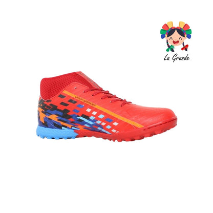 3099M UNION Rojo Pastel Nja Sintético Tenis de Fútbol Rápido tipo Calcetín para Joven y Caballero
