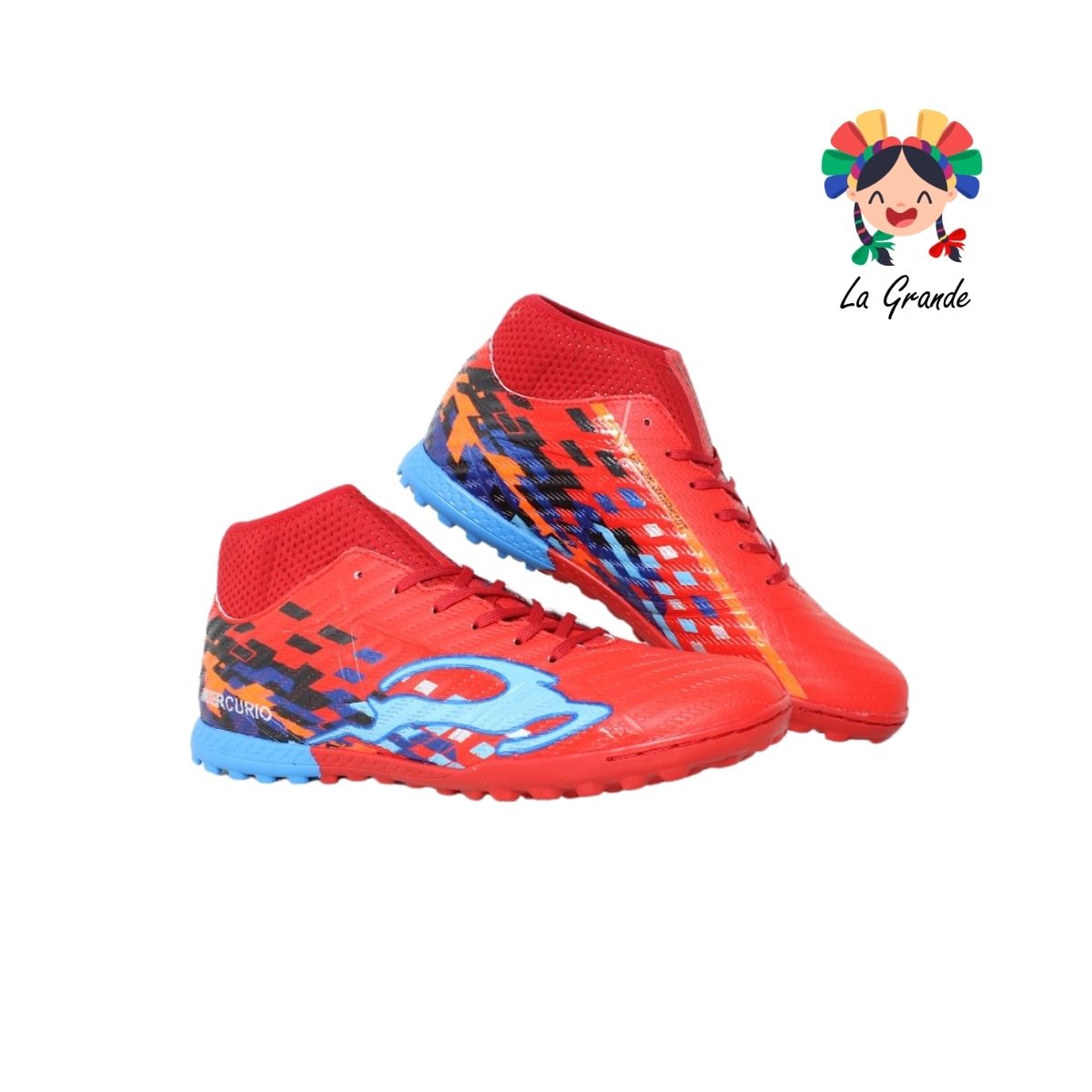 3099M UNION Rojo Pastel Nja Sintético Tenis de Fútbol Rápido tipo Calcetín para Joven y Caballero