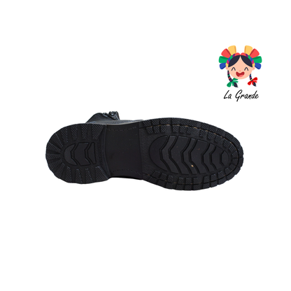 710 NOOKIE TOWN Negro Flother Piel Bota tipo Vaquera para Caballero
