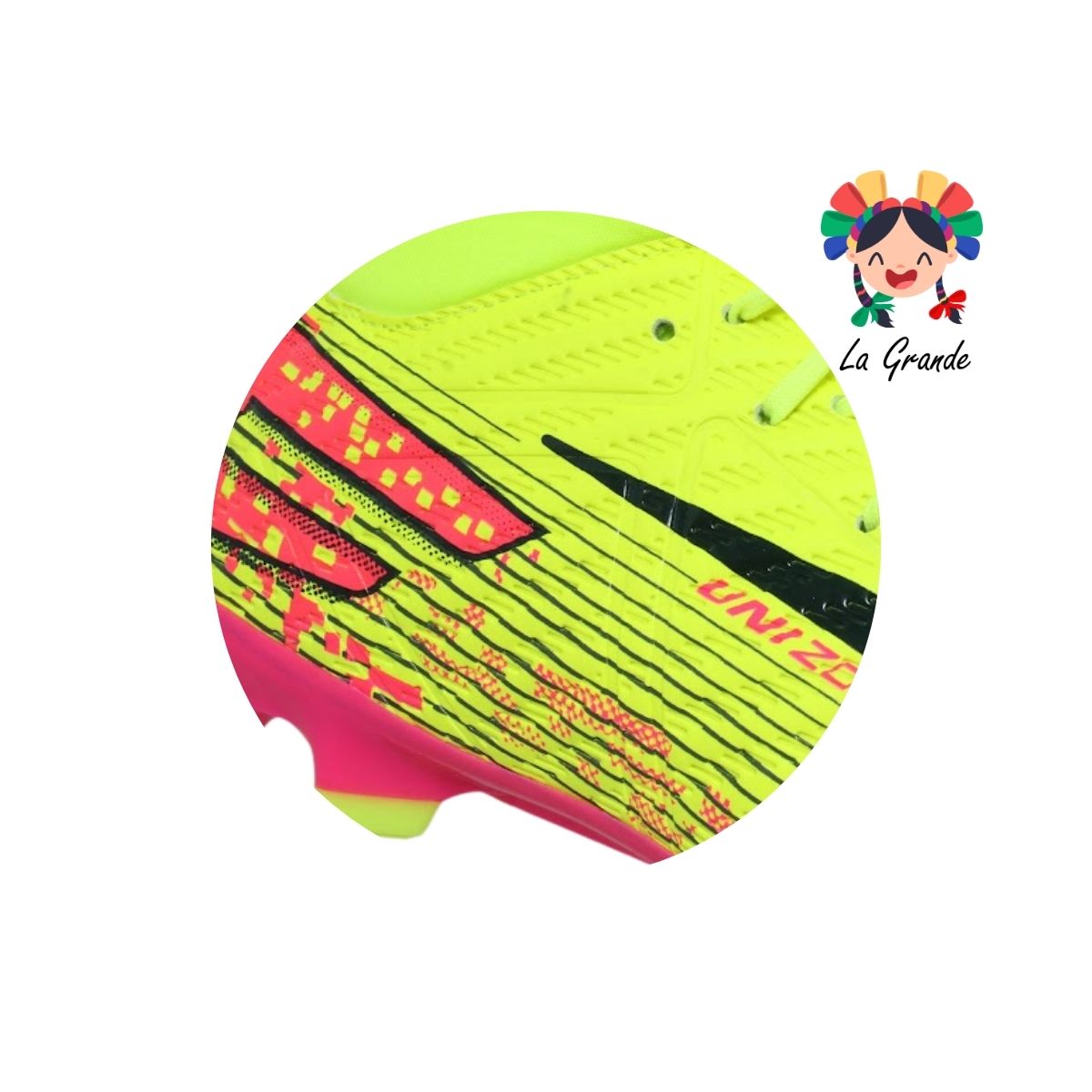 3102T UNION Ngo Neon Fiu Tenis de Fútbol Rápido para Caballero