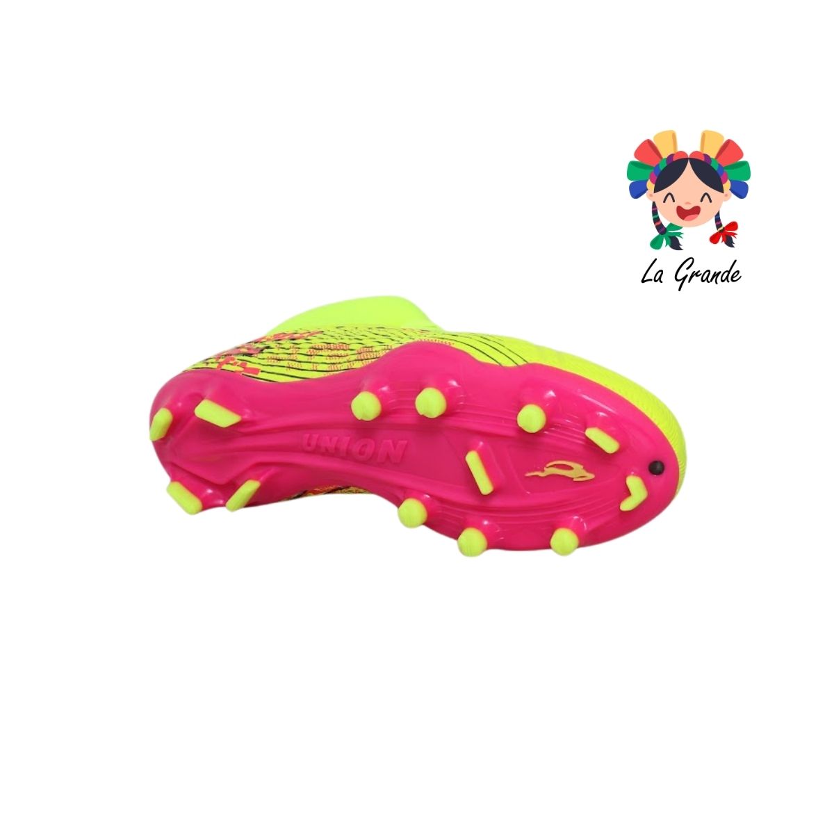 3102T UNION Ngo Neon Fiu Tenis de Fútbol Rápido para Caballero