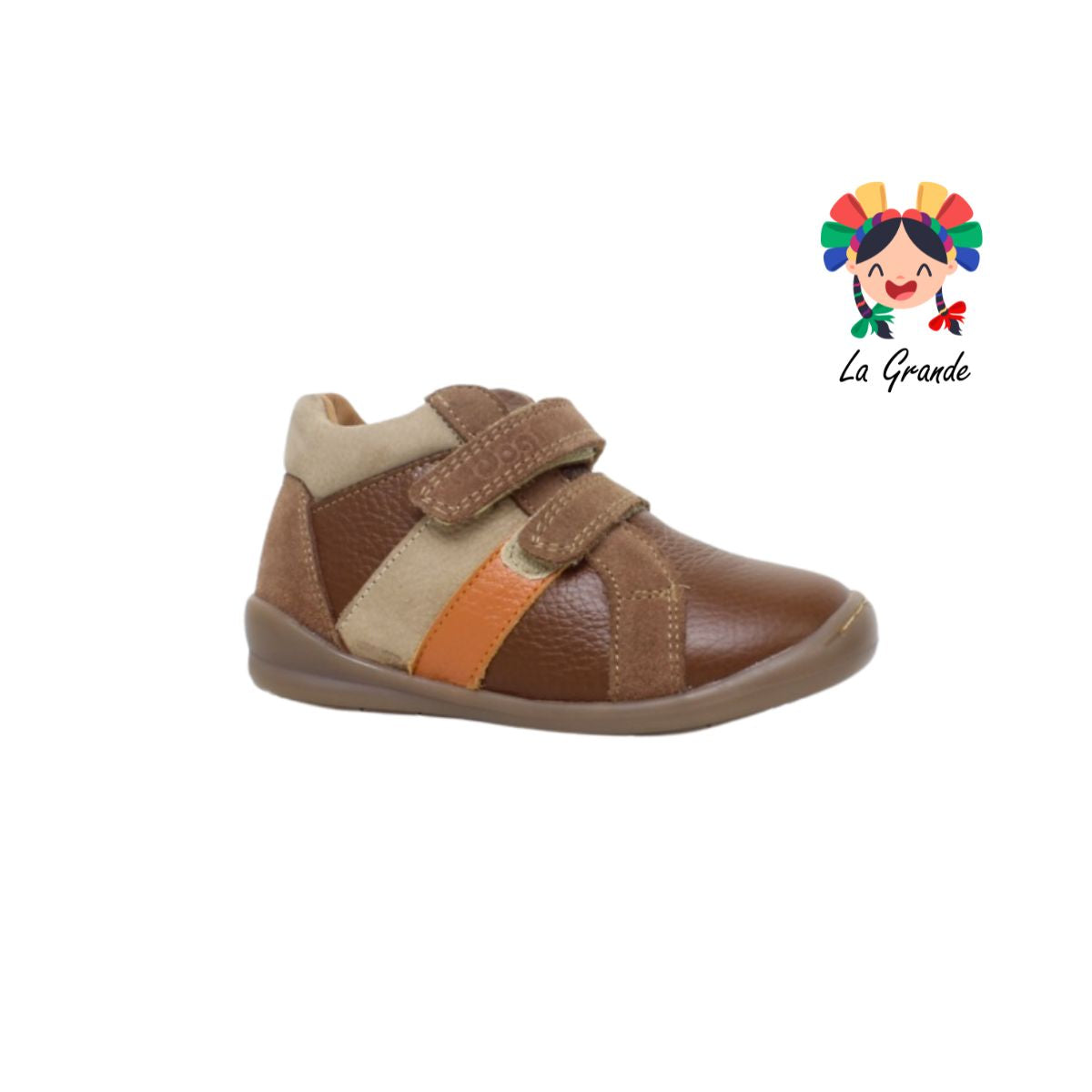 3103 DOGI Miel Naranja Zapato tipo Bota Casual para Niño