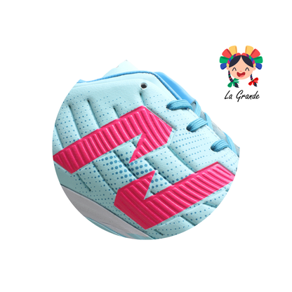 3105 UNION Azul Perla Tqza Fiu Sint Tenis de Fútbol Rápido para Caballero