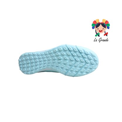 3105 UNION Azul Perla Tqza Fiu Sint Tenis de Fútbol Rápido para Caballero