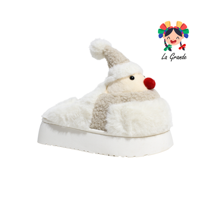 HH-00314 MT Multicolor Muñeco Gorrito Pantufla Afelpada para Dama y Joven