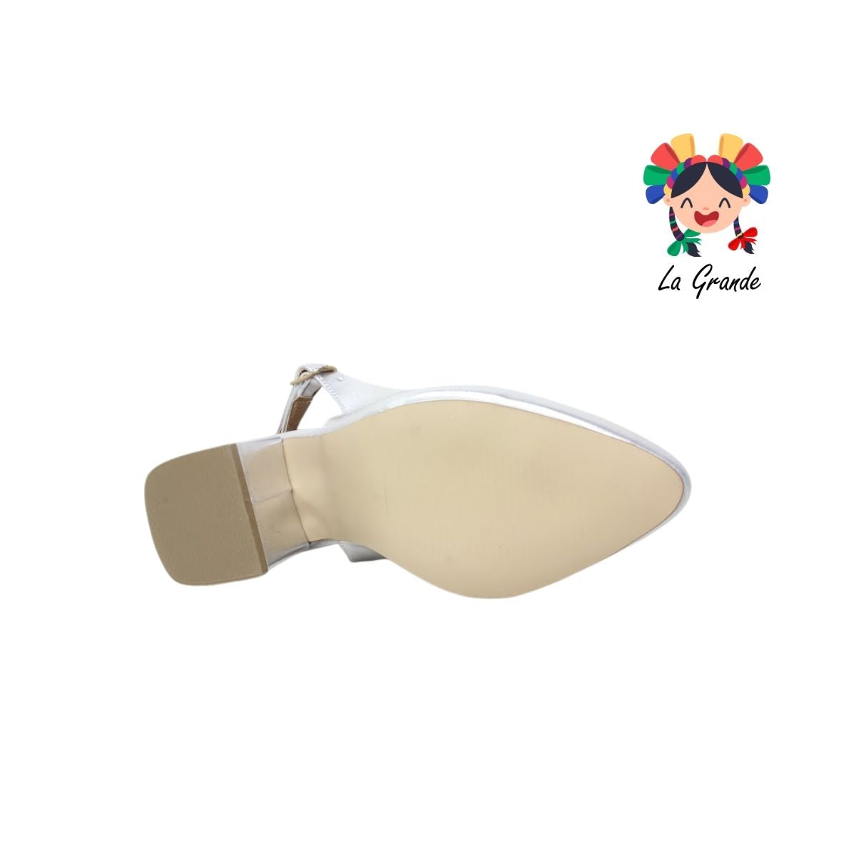 3125 FASHION STAR Plata Cabra Zapatilla Casual para Dama