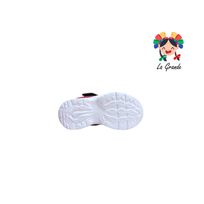 3147 BF Wodi LUX-10 Rojo Rey Tenis Casual con Luz Led para Bebe y Niño