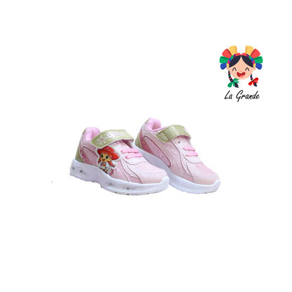 3147 BF Jesi LUX-10 Rosa Rosa Tenis Casual con Luz Led para Bebe y Niña