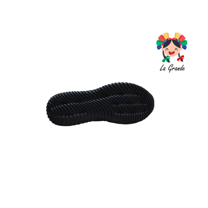 H9252 LOTTO Negro Negro Tenis Deportivo para Dama y Joven