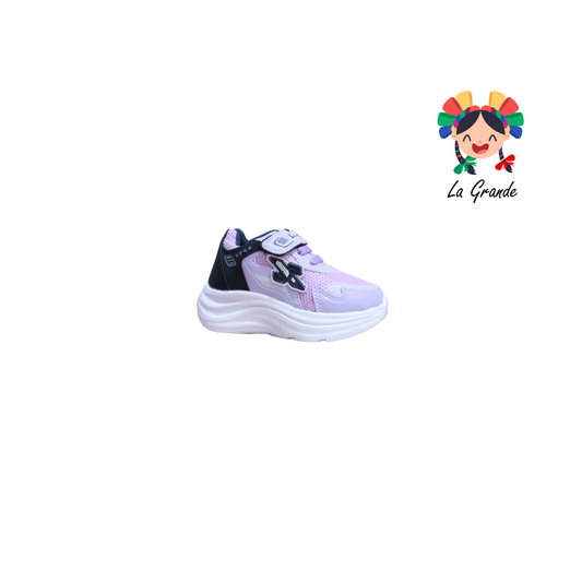 3153 LUX-10 Lila Marino Tenis Casual para Bebé