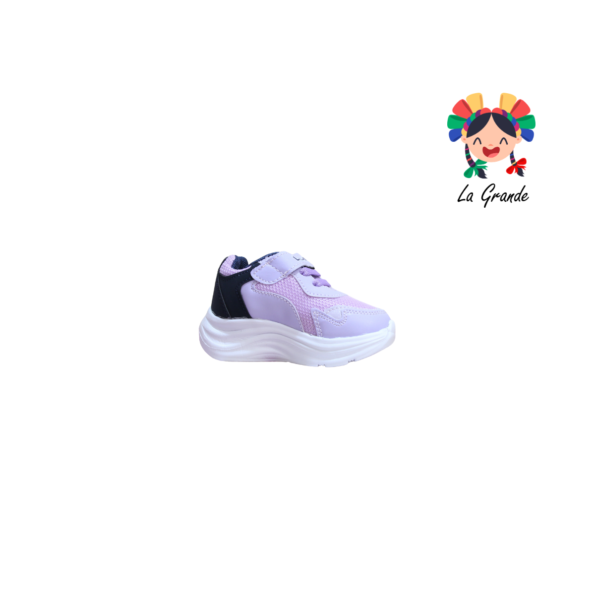 3153 LUX-10 Lila Marino Tenis Casual para Bebé