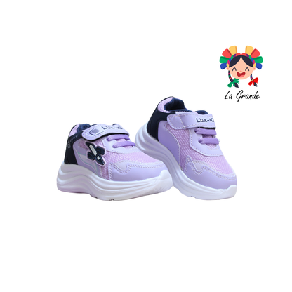 3153 LUX-10 Lila Marino Tenis Casual para Bebé