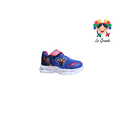 3153 BF Spider LUX-10 Rey Rojo Tenis Casual con Luz Led para Niño