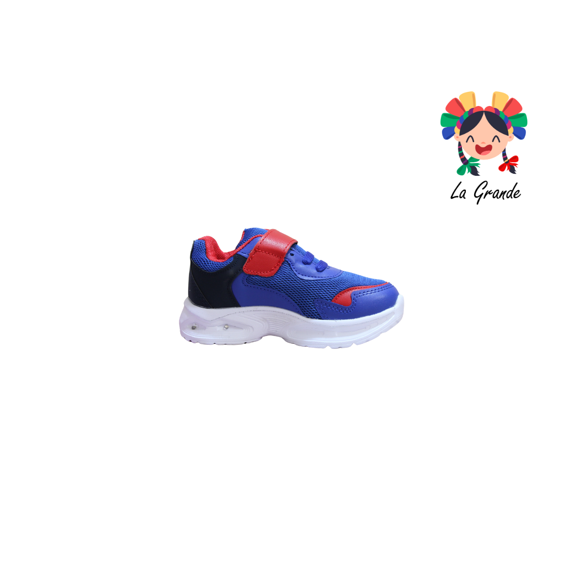 3153 BF Spider LUX-10 Rey Rojo Tenis Casual con Luz Led para Niño