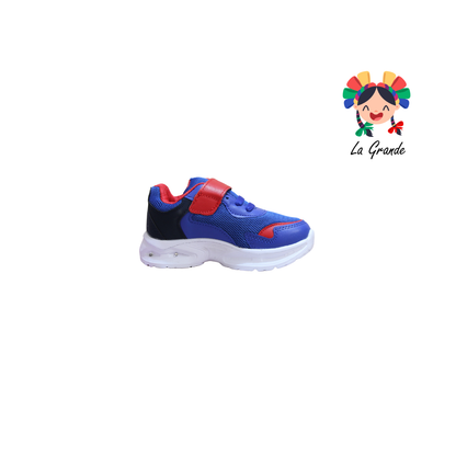 3153 BF Spider LUX-10 Rey Rojo Tenis Casual con Luz Led para Niño