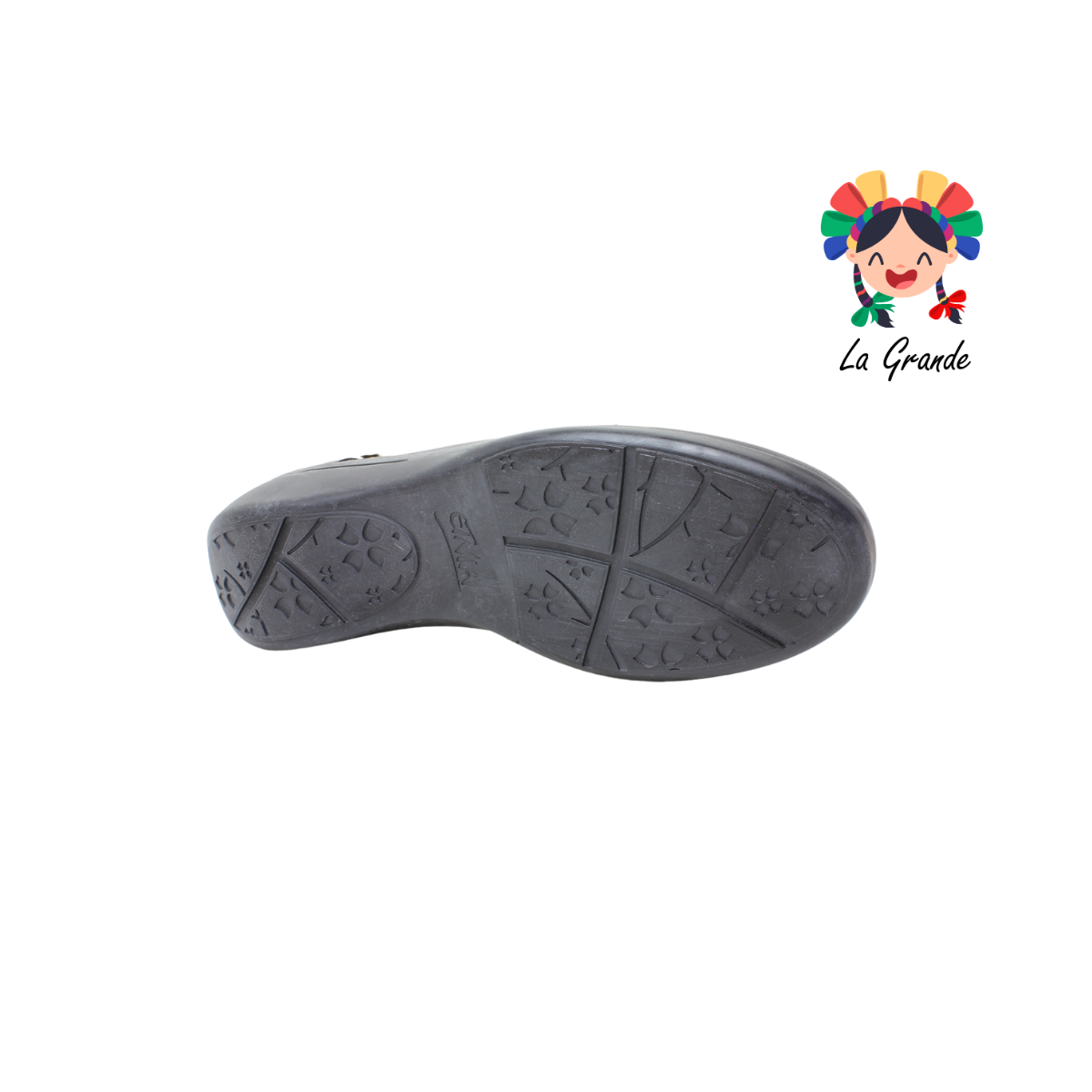 9414 ETNIA Negro Cabra Zapato Casual para Dama