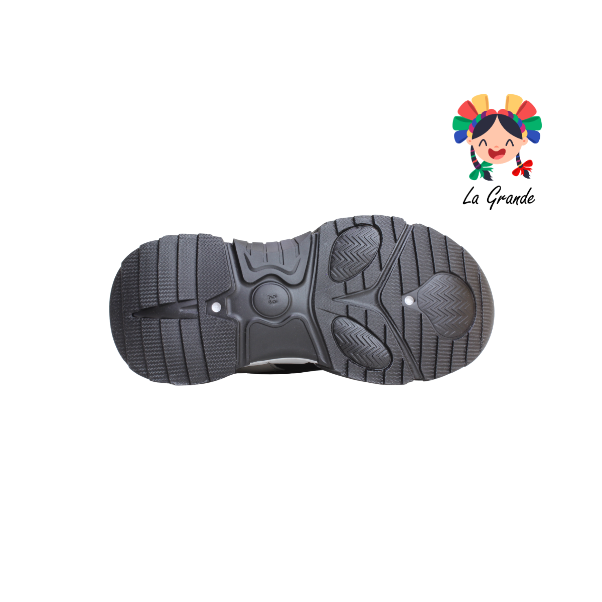 301B FOSUM Gris Oscuro Sint Tenis Casual para Dama