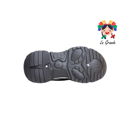 301B FOSUM Gris Oscuro Sint Tenis Casual para Dama