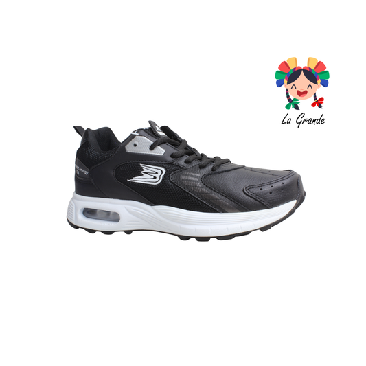 176 BOOST Negro Blanco Tenis Deportivo de Válvula para Caballero