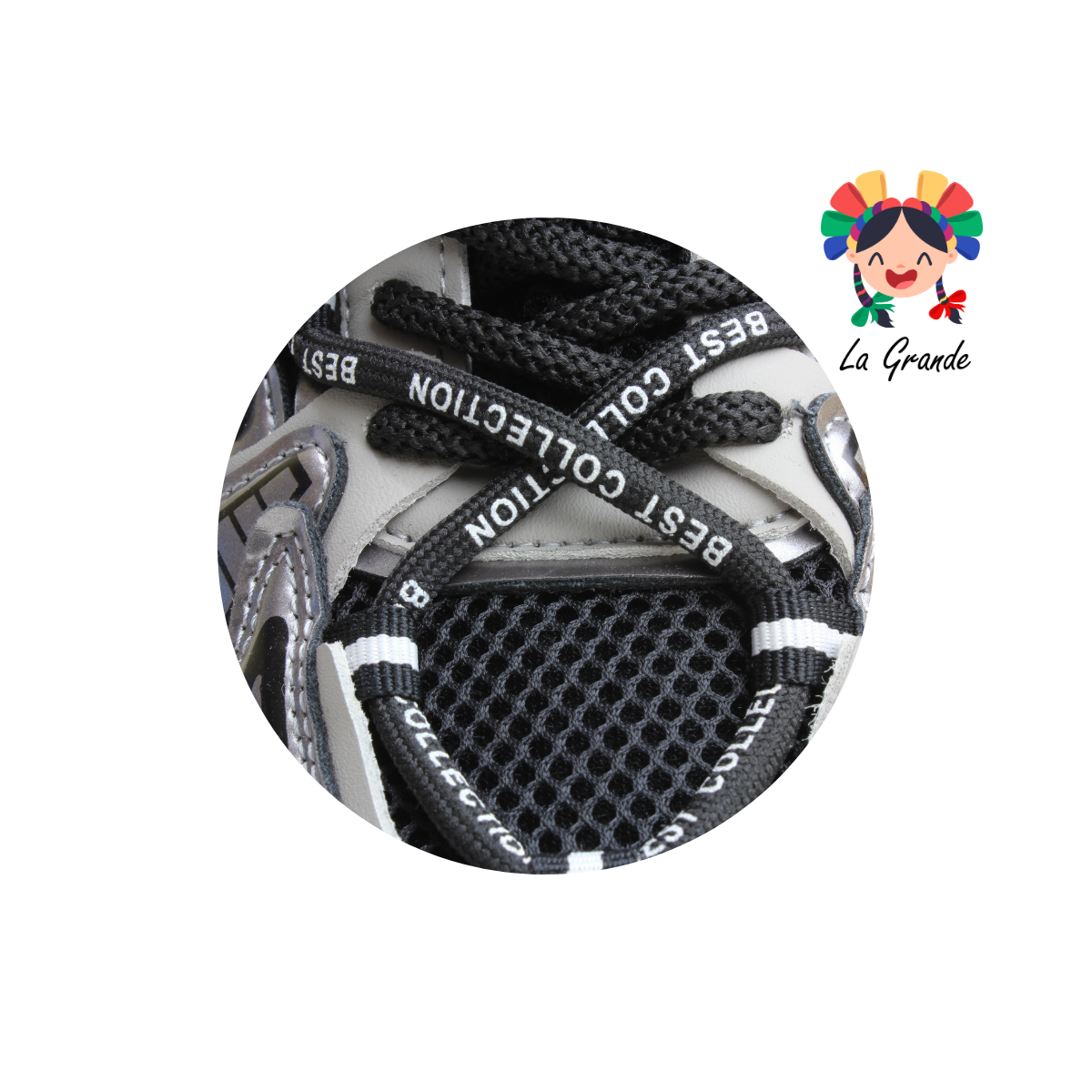 301B FOSUM Gris Oscuro Sint Tenis Casual para Dama