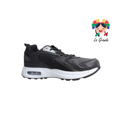 176 BOOST Negro Blanco Tenis Deportivo de Válvula para Caballero
