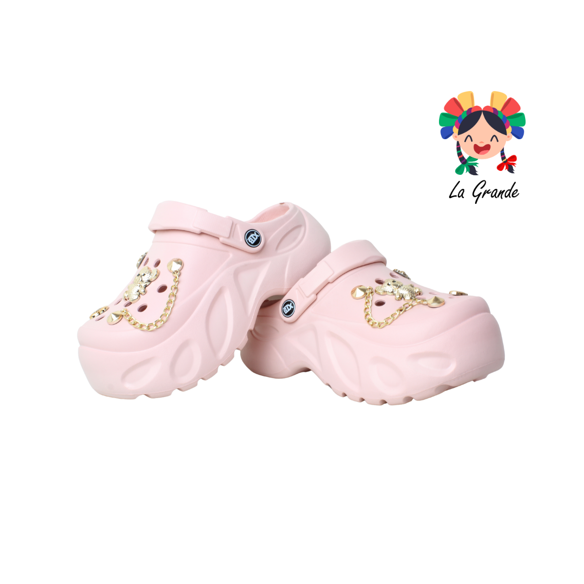 2306 XTB Multicolor Sintético Sandalia de Playa o Baño con Plataforma para Dama