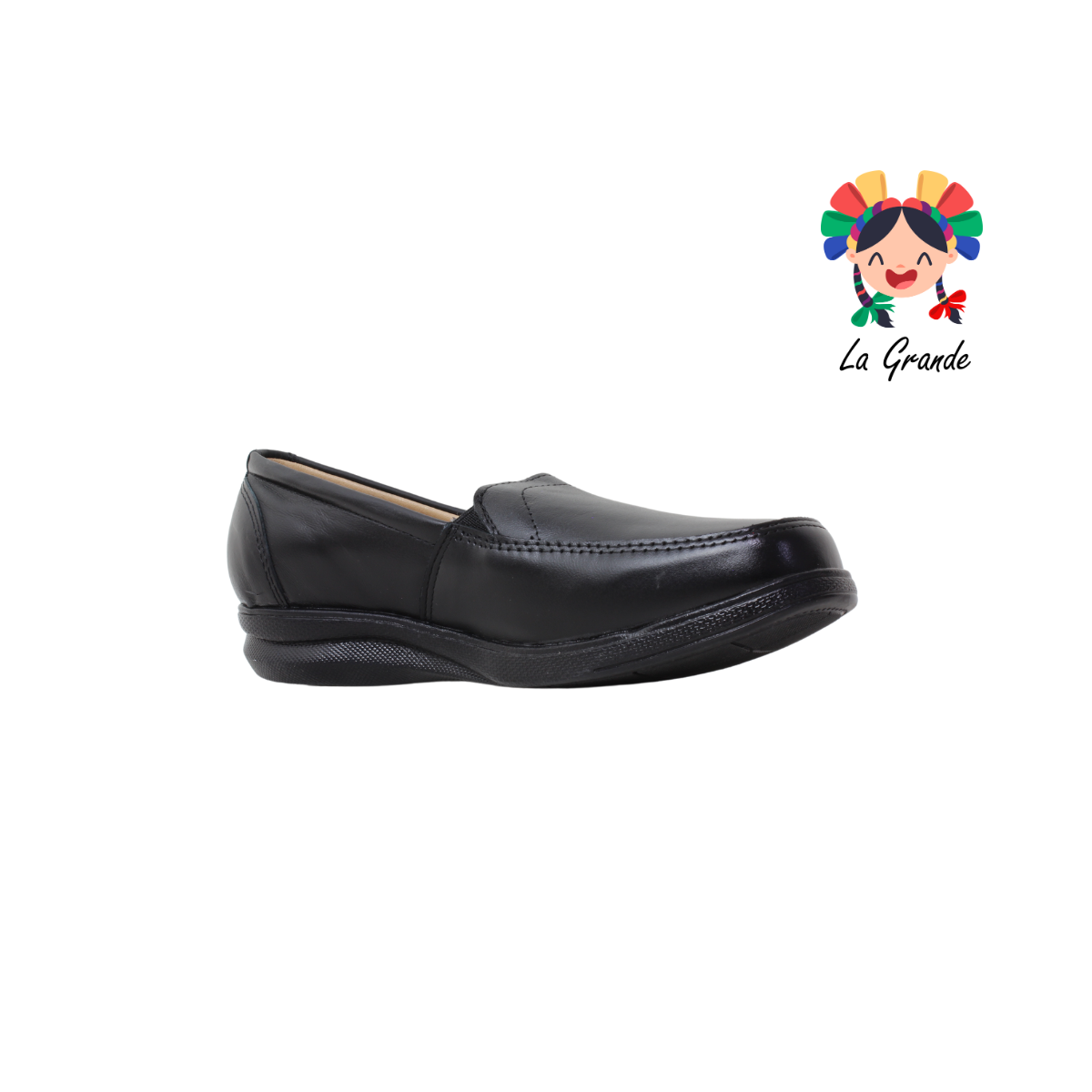 501 DULCE DAMITA Negro Piel Zapato Casual para Dama