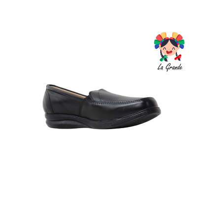 501 DULCE DAMITA Negro Piel Zapato Casual para Dama