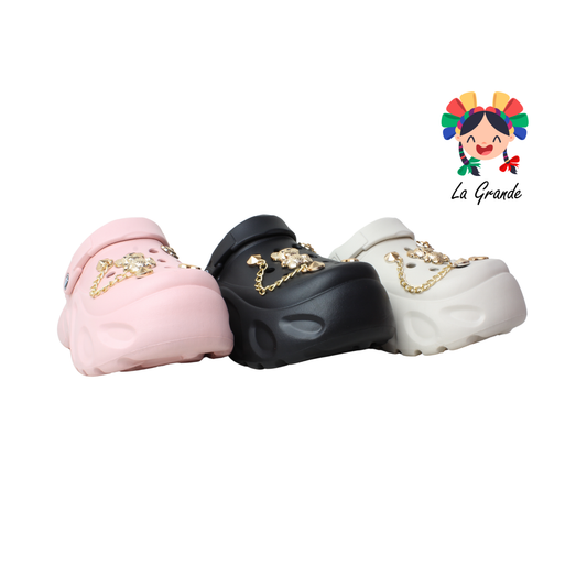 2306 XTB Multicolor Sintético Sandalia de Playa o Baño con Plataforma para Dama