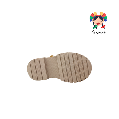 325 WENDY Melle Durazno Calcetin Bota Casual para Niña