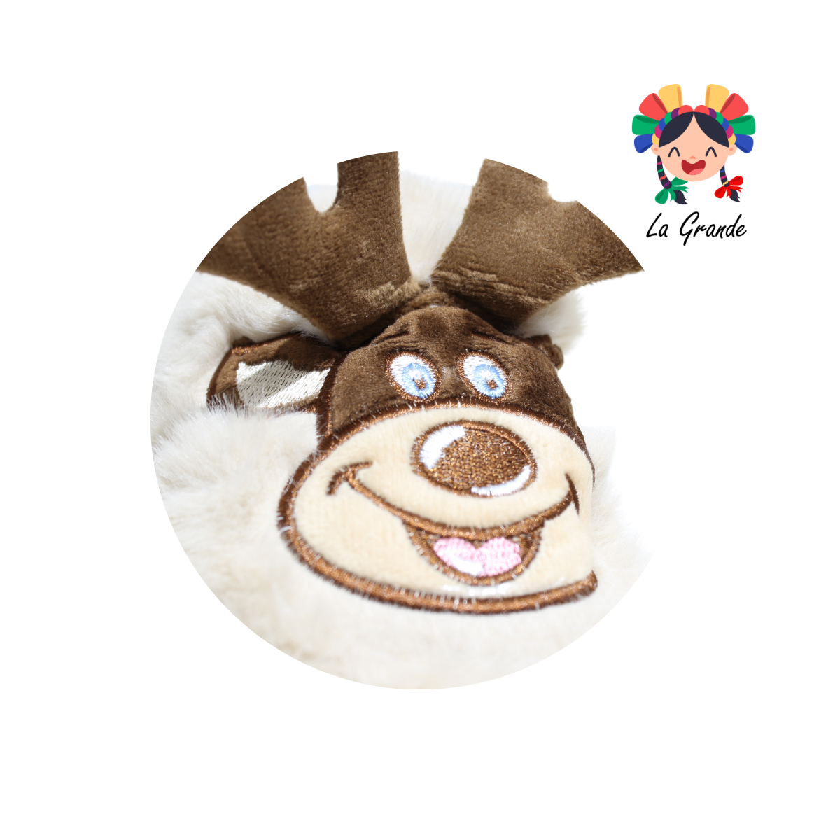 HH-00303 MT Multicolor Reno Pantufla Afelpada para Dama y Joven